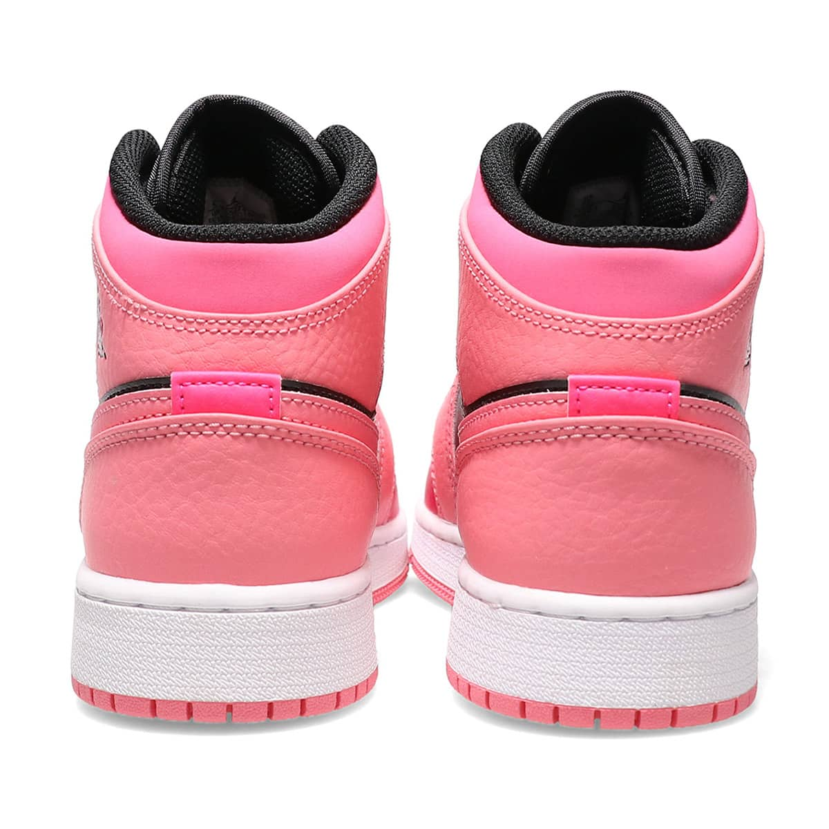 JORDAN BRAND AIR JORDAN 1 MID (GS) CORAL CHALK/PINKSICLE-RUSH PINK