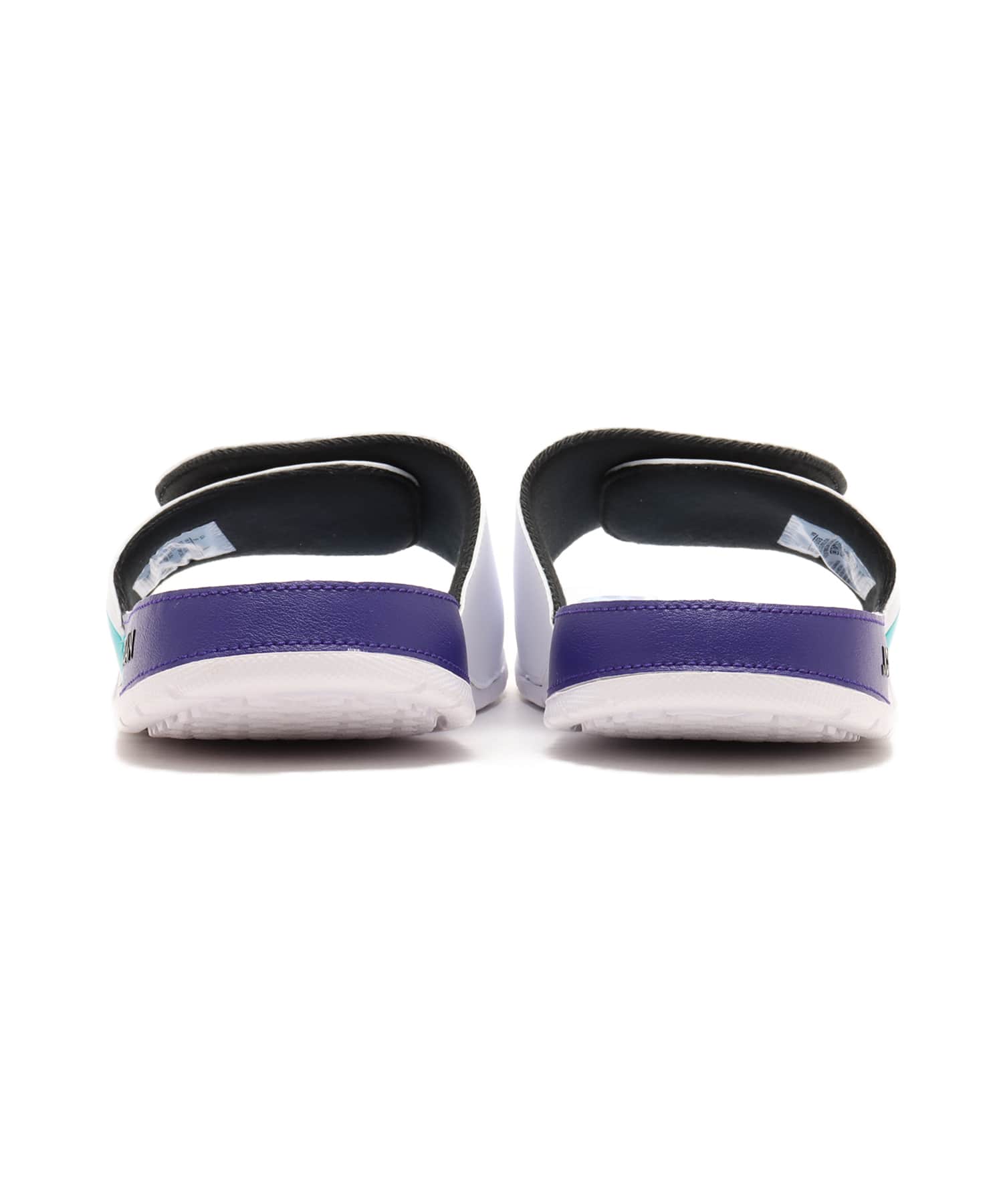 JORDAN BRAND JORDAN HYDRO V RETRO WHITE/BLACK-NEW EMERALD-GRAPE ICEの画像