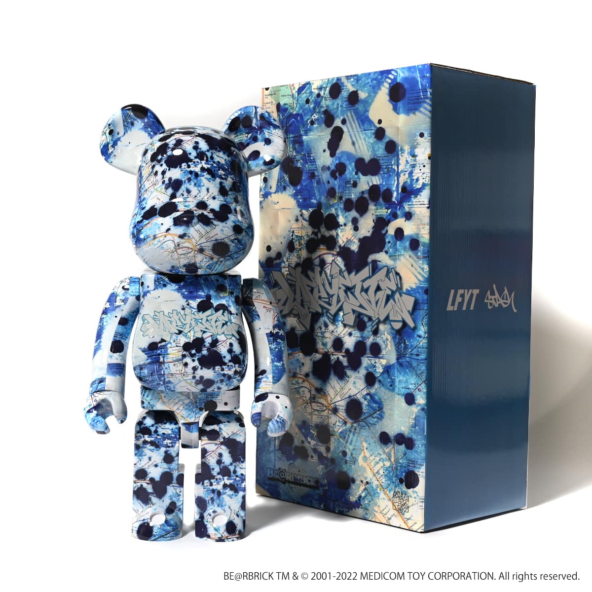 BE@RBRICK LFYT×STASH 1000% ベアブリック フィギュア-