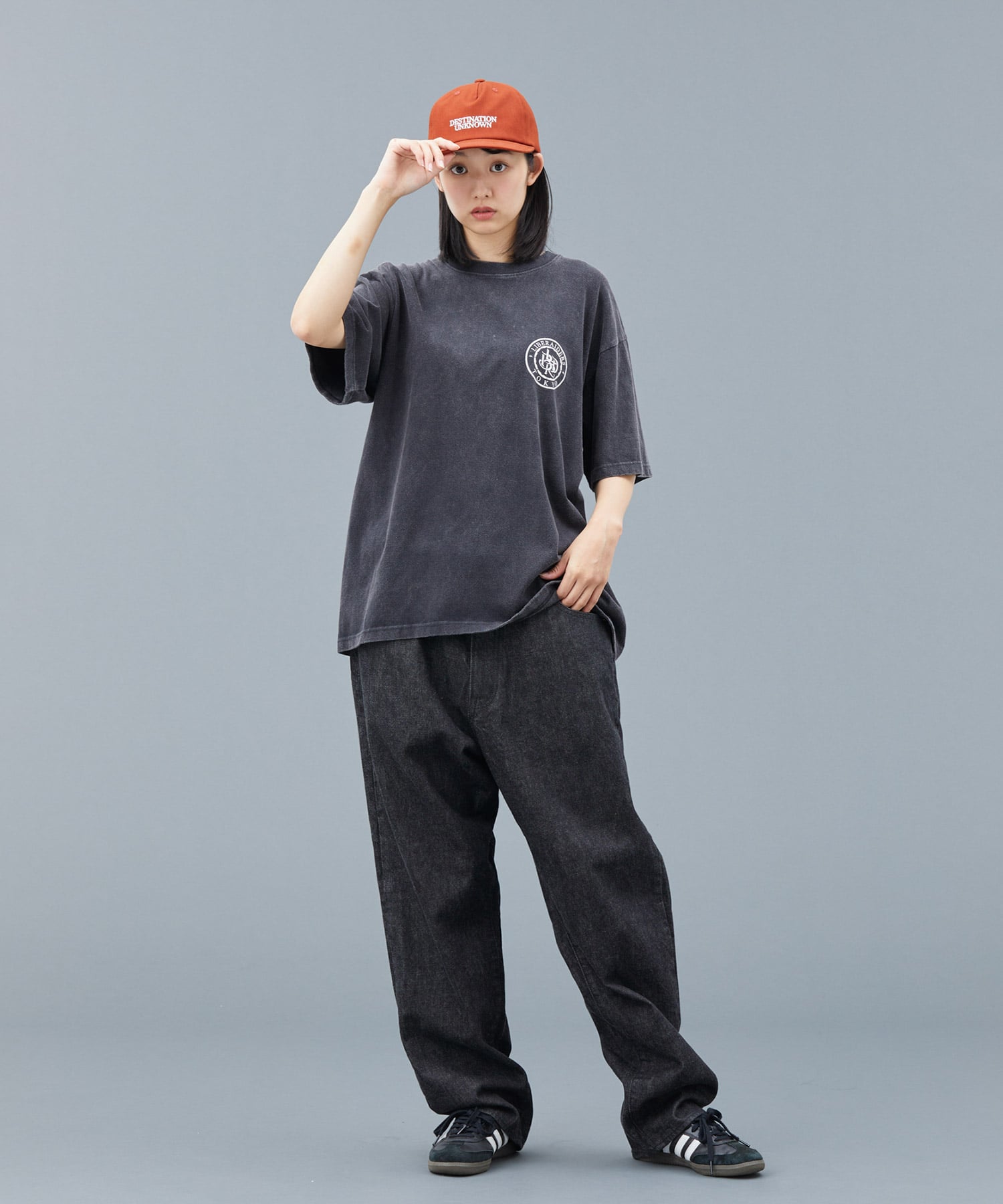LIBERAIDERS EMBLEM TEE BLACKの画像