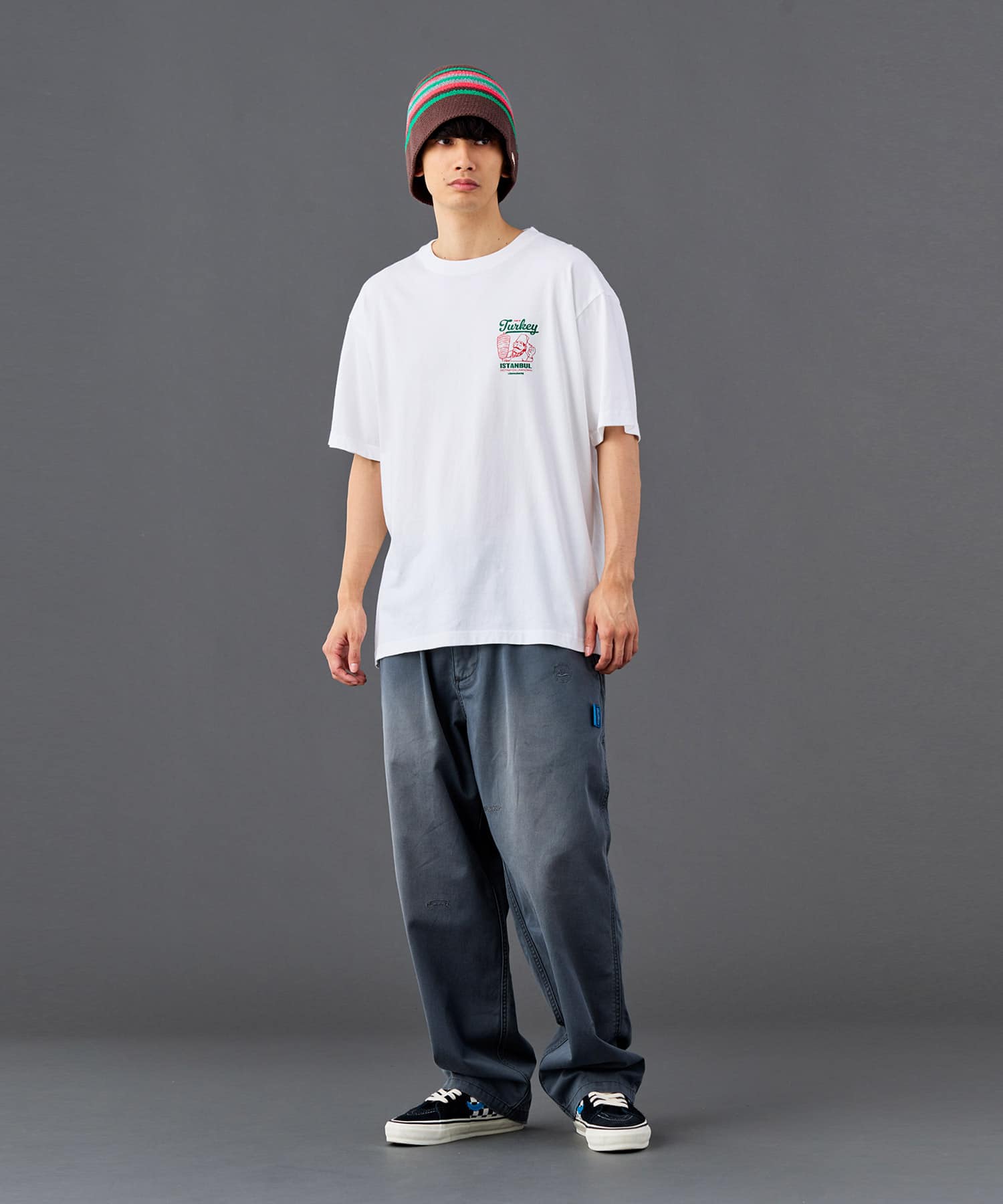 LIBERAIDERS LIBERAIDERS KEBAB TEE WHITEの画像