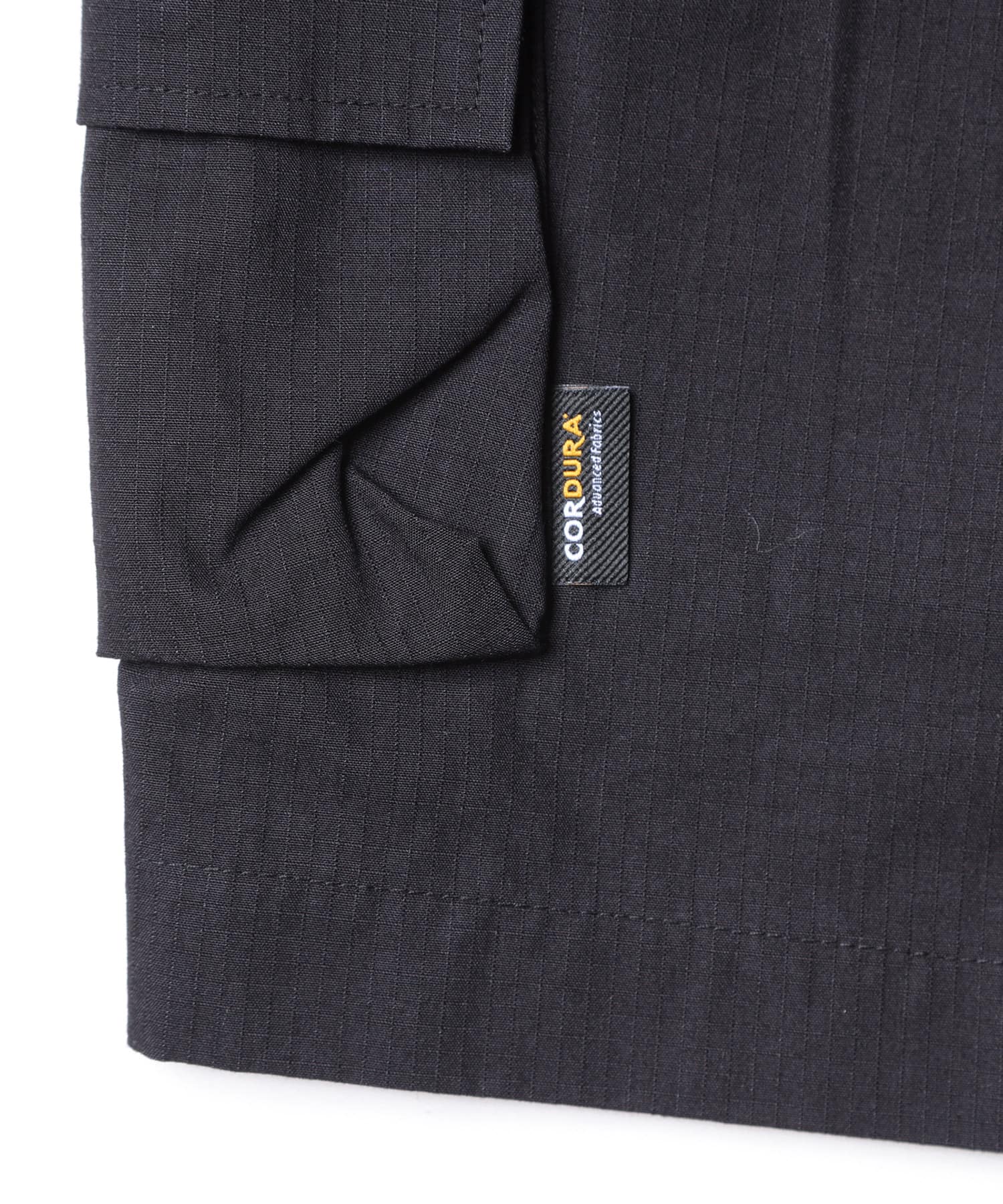 LIBERAIDERS CORDURA RIP UTILITY SHORTS BLACKの画像