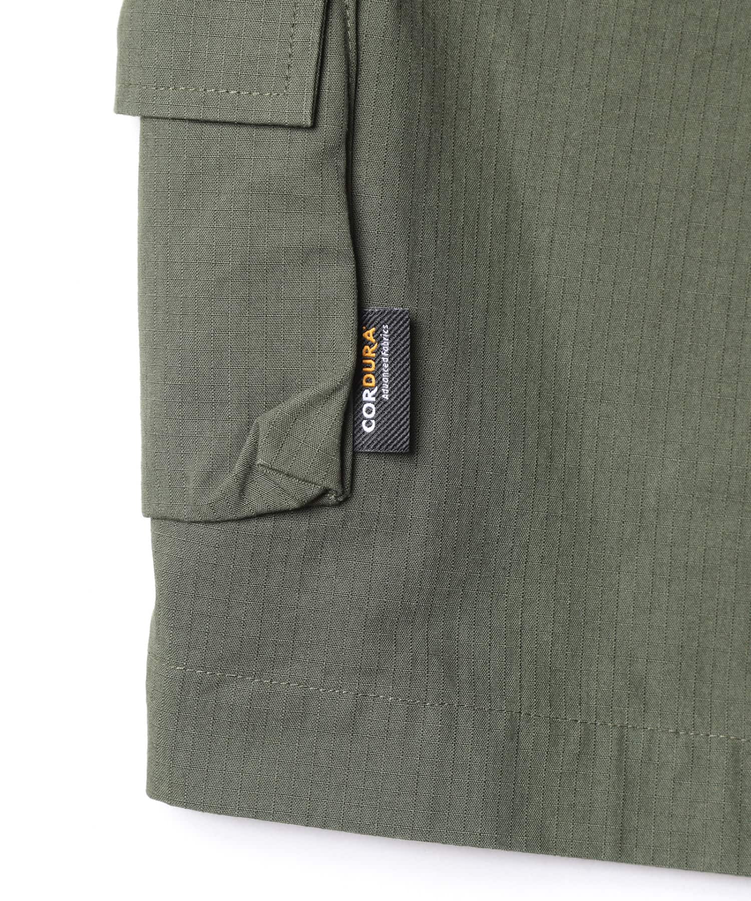 LIBERAIDERS CORDURA RIP UTILITY SHORTS OLIVEの画像