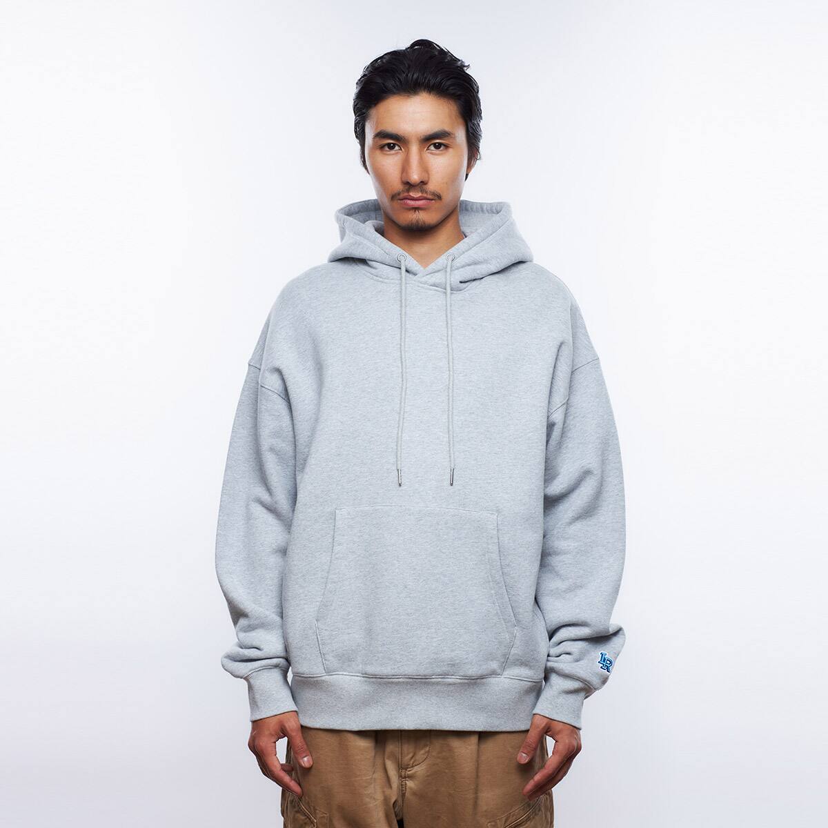 LIBERAIDERS HEAVY WEIGHT FLEECE HOODIE GRAY 23FA-Iの画像