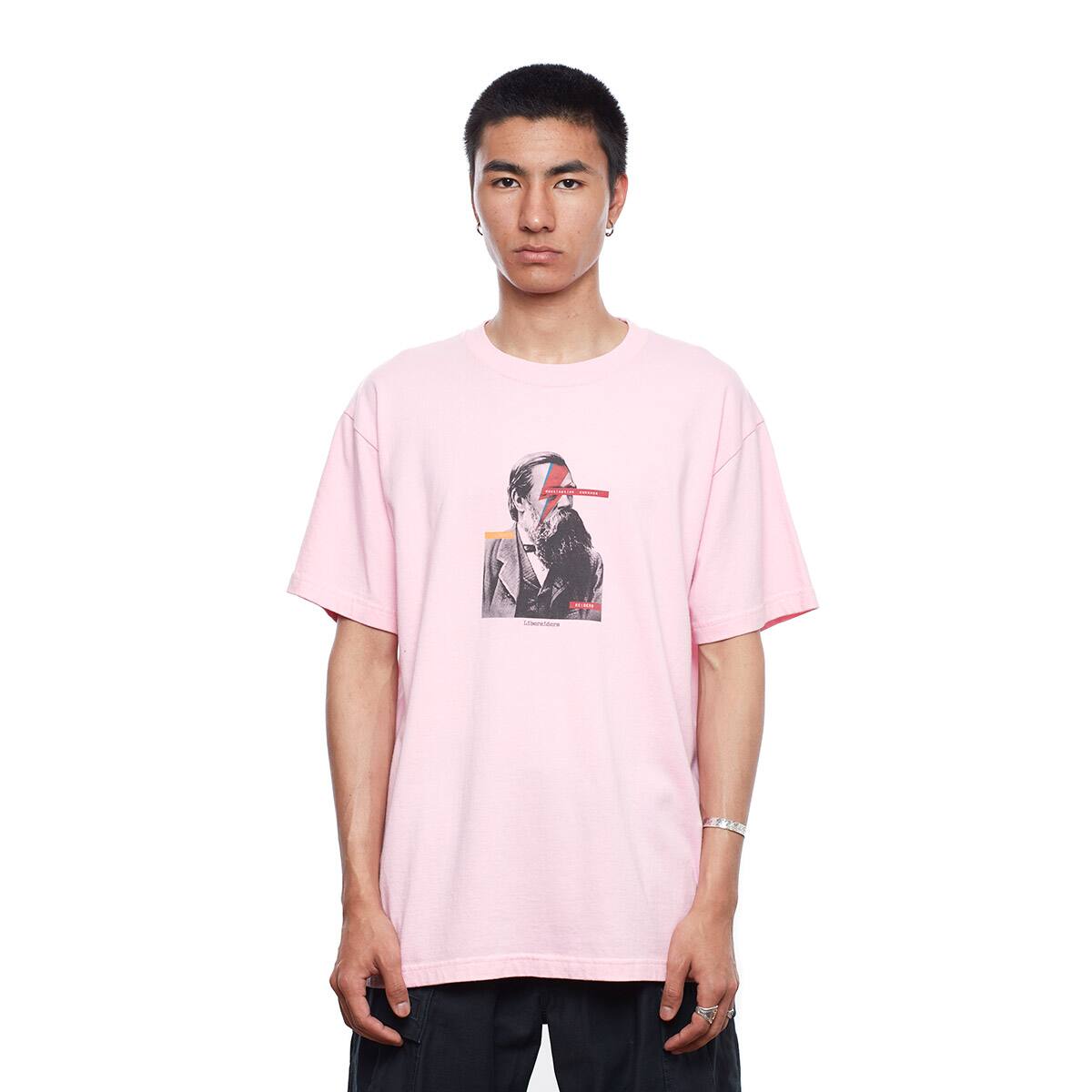 LIBERAIDERS IDEOLOGIE TEE PINK 19FW-Iの画像