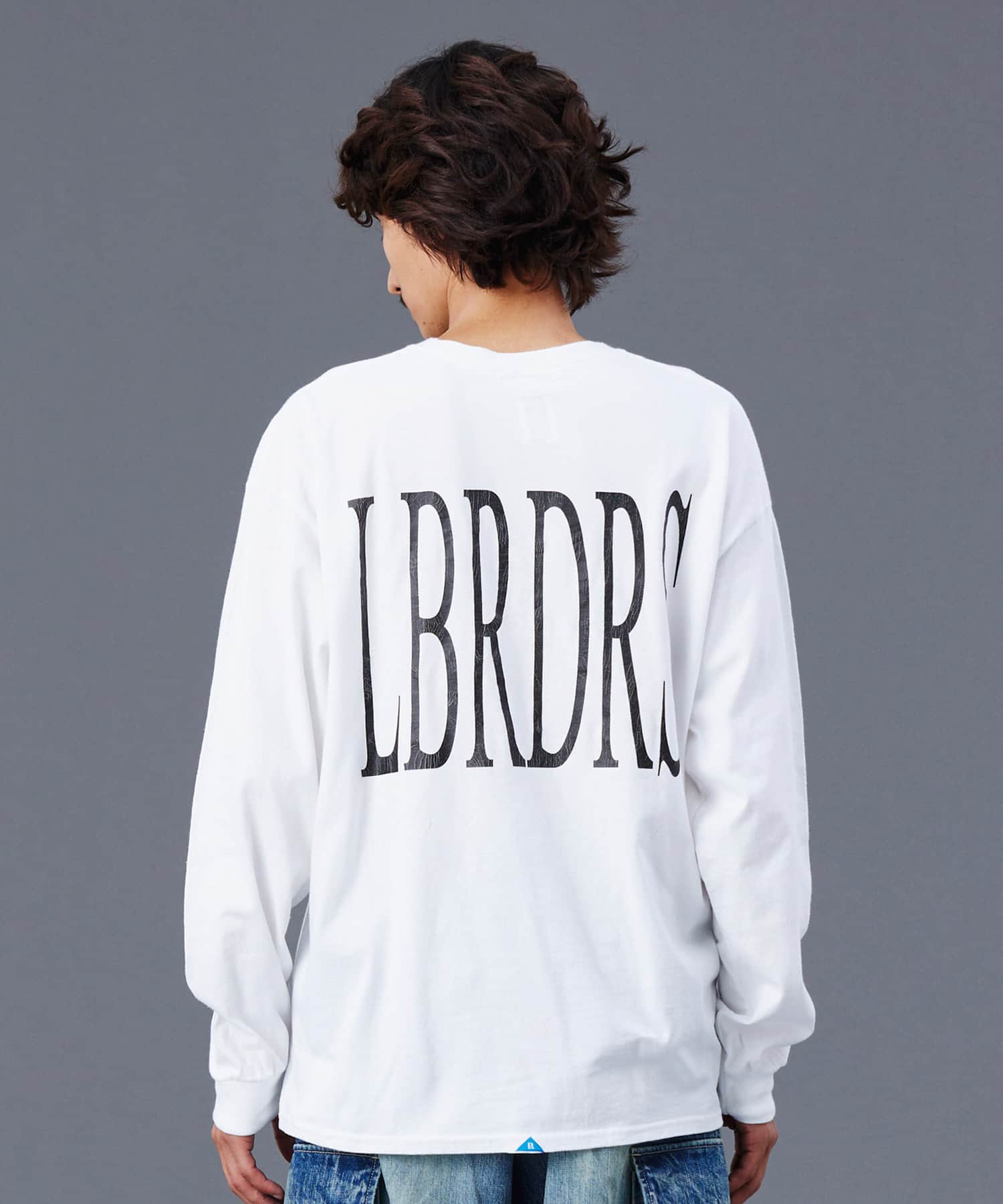 LIBERAIDERS LBRDRS LOGO L/S TEE WHITEの画像