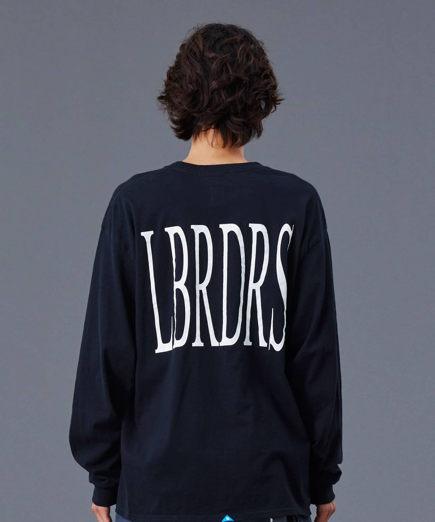 LIBERAIDERS LBRDRS LOGO L/S TEE BLACKの画像