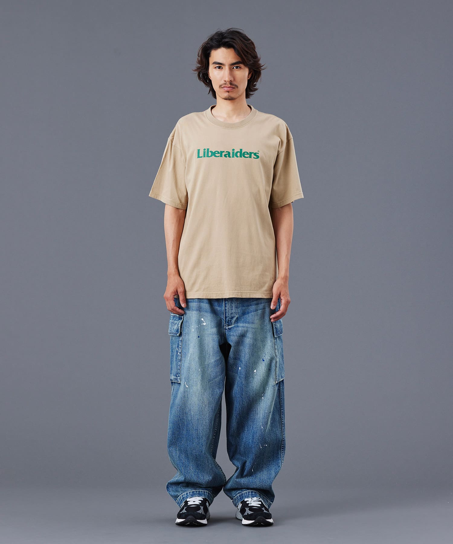 LIBERAIDERS OG LOGO TEE BEIGEの画像