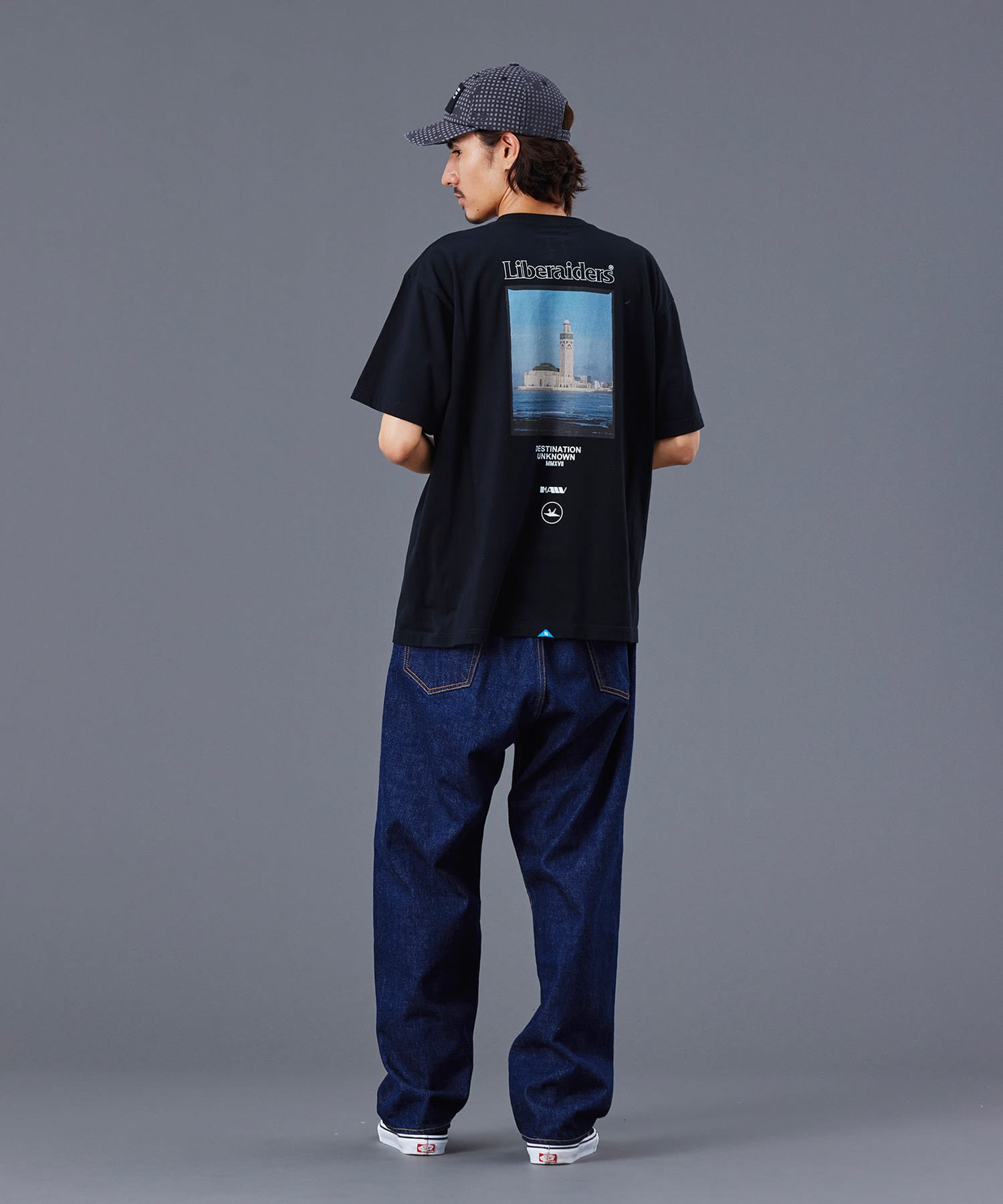 LIBERAIDERS MAW PHOTO TEE BLACKの画像