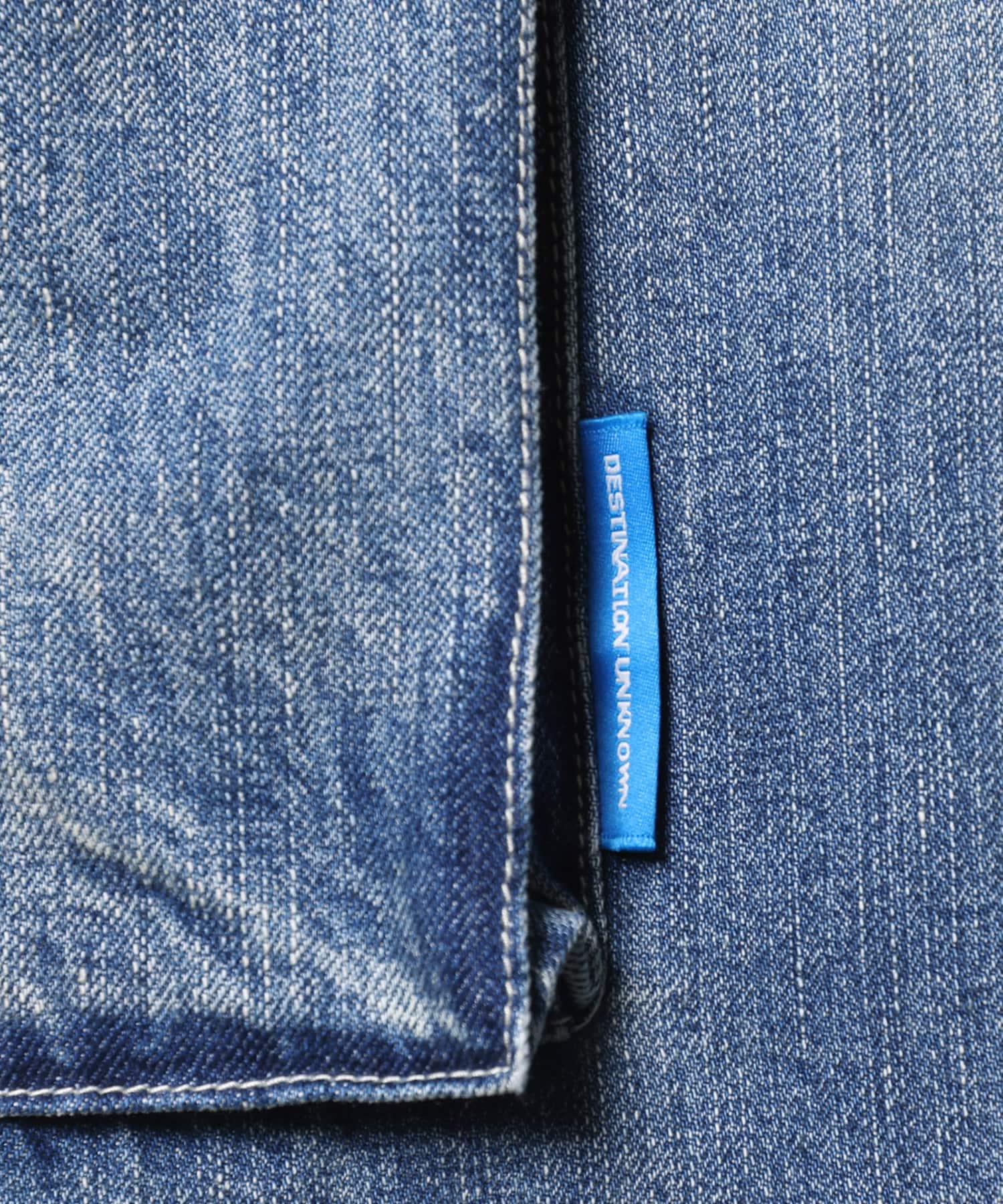 LIBERAIDERS DENIM CARGO PANTS BLUEの画像