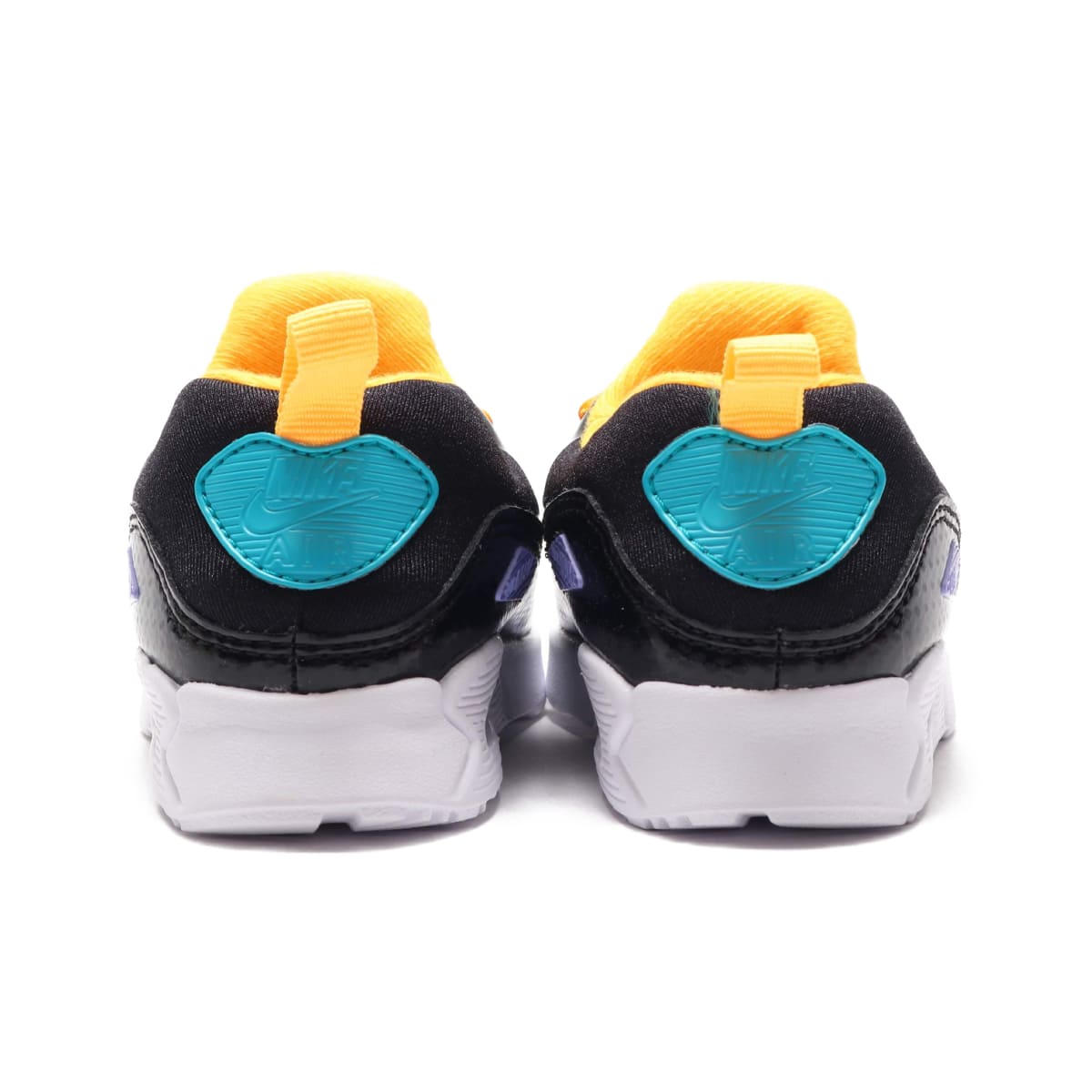 NIKE AIR MAX TINY 90 (TD) BLACK/METALLIC SILVER-LASER ORANGE 20SU-Iの画像