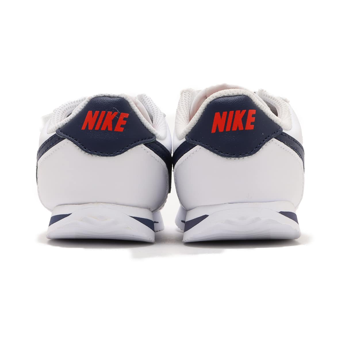 NIKE CORTEZ BASIC SL (TDV) WHITE/NEUTRAL INDIGO-HABANERO RED