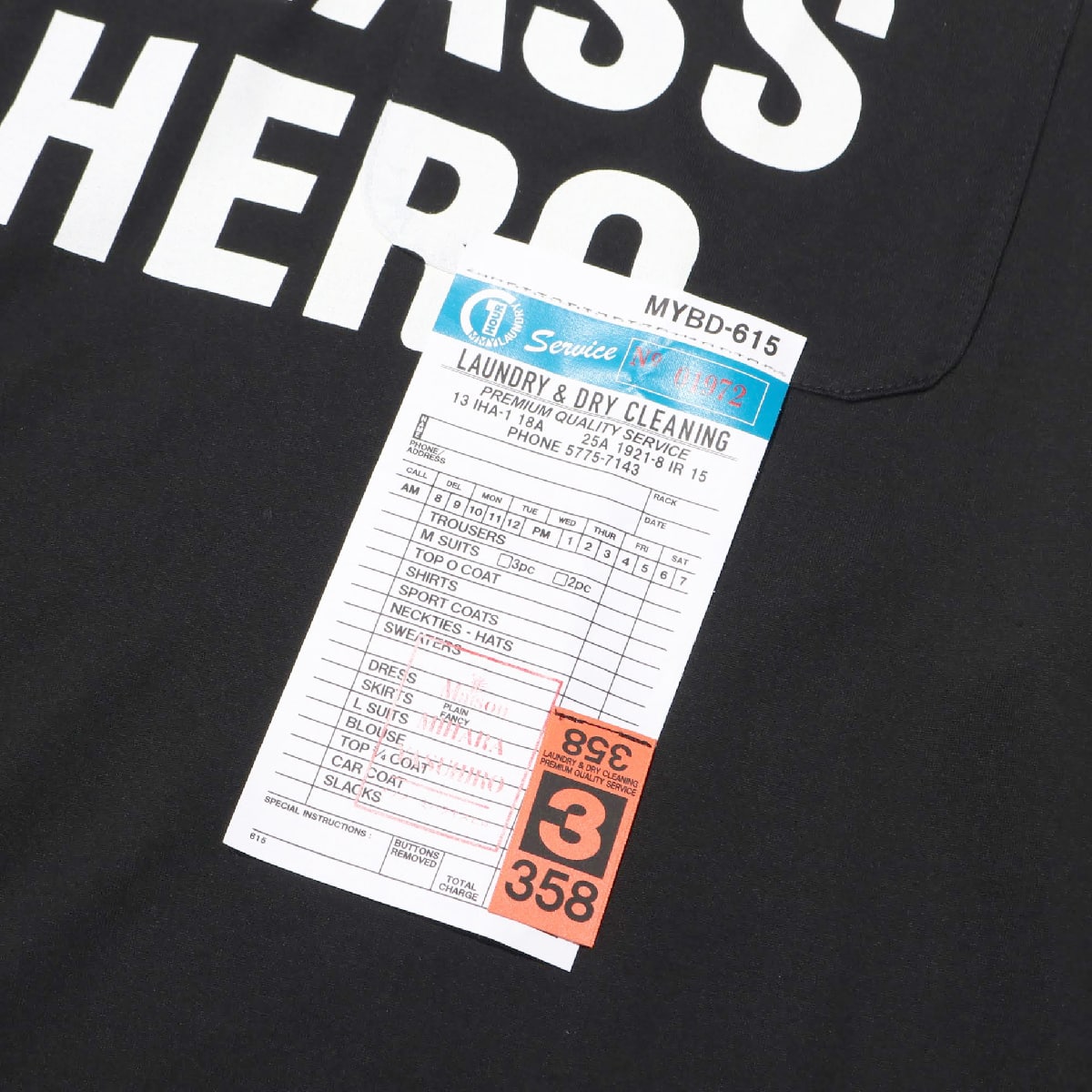 Maison MIHARA YASUHIRO combined T-sh BLACK 19SS-Iの画像