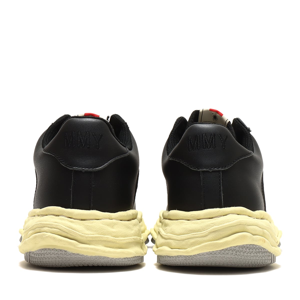 Maison MIHARA YASUHIRO WAYNE LOW/LEATHER ブラックの画像
