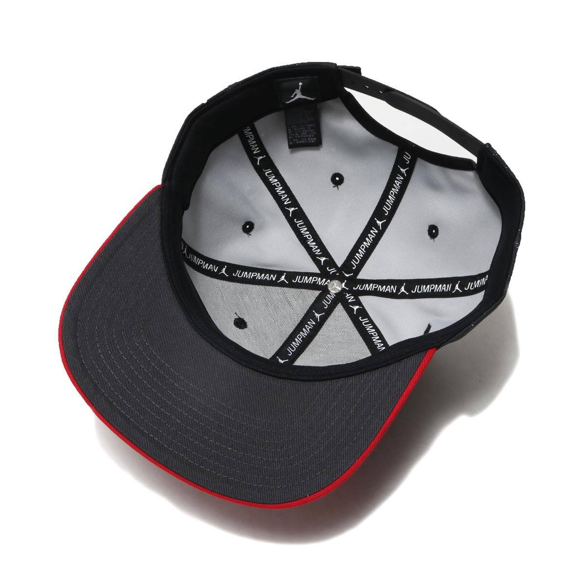 JORDAN BRAND JORDAN PRO AOP SNAPBACK BLACK/GYM RED/GYM RED 18HO-Iの画像