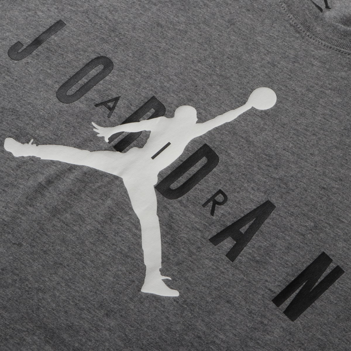 JORDAN BRAND M JSW TEE JORDAN AIR GX CARBON HEATHER/WHITE 18FW-Iの画像