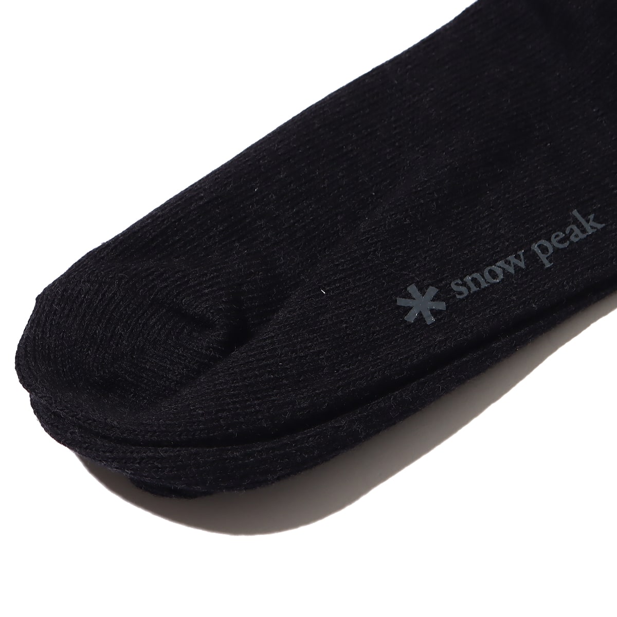 snow peak Recycled Cotton Socks Black 24SP-Iの画像