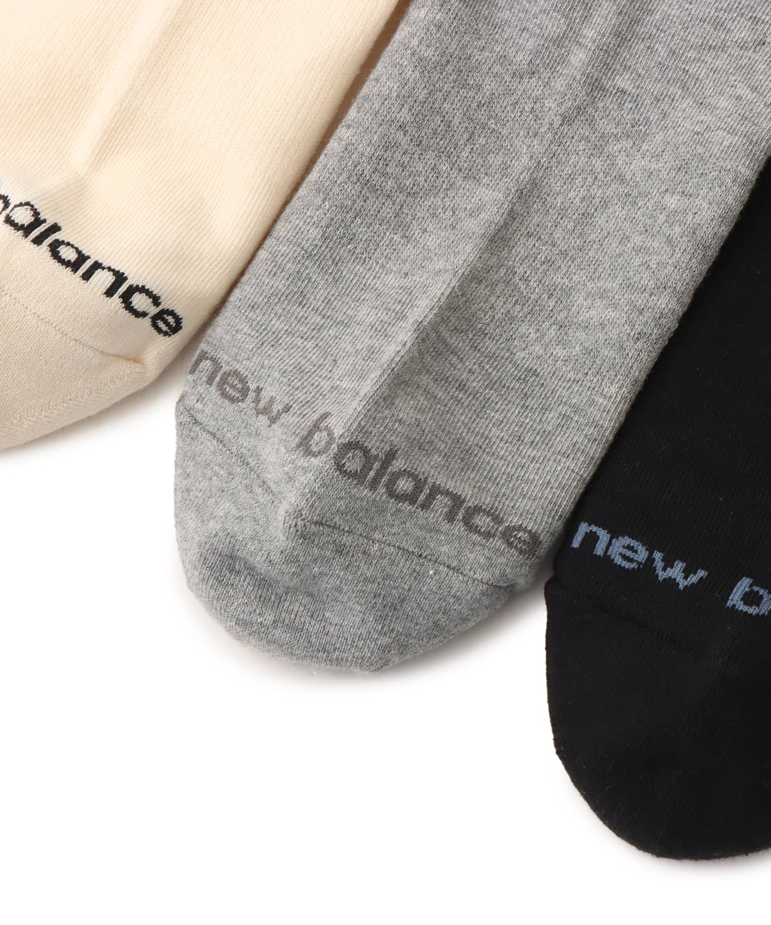 New Balance NB Script Logo Quarter Crew 3 Pack アソートカラー1の画像