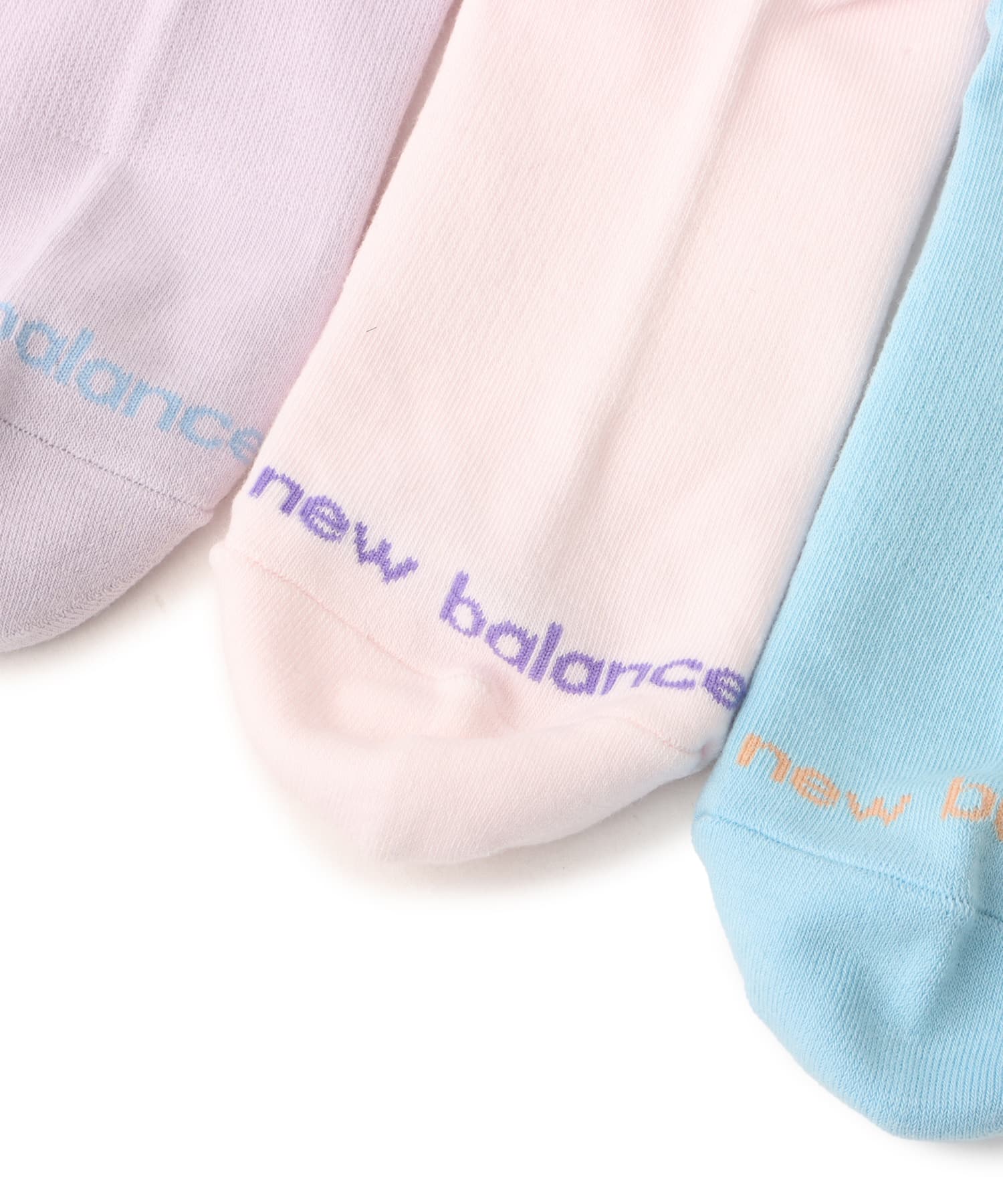 New Balance NB Script Logo Quarter Crew 3 Pack アソートカラー2の画像