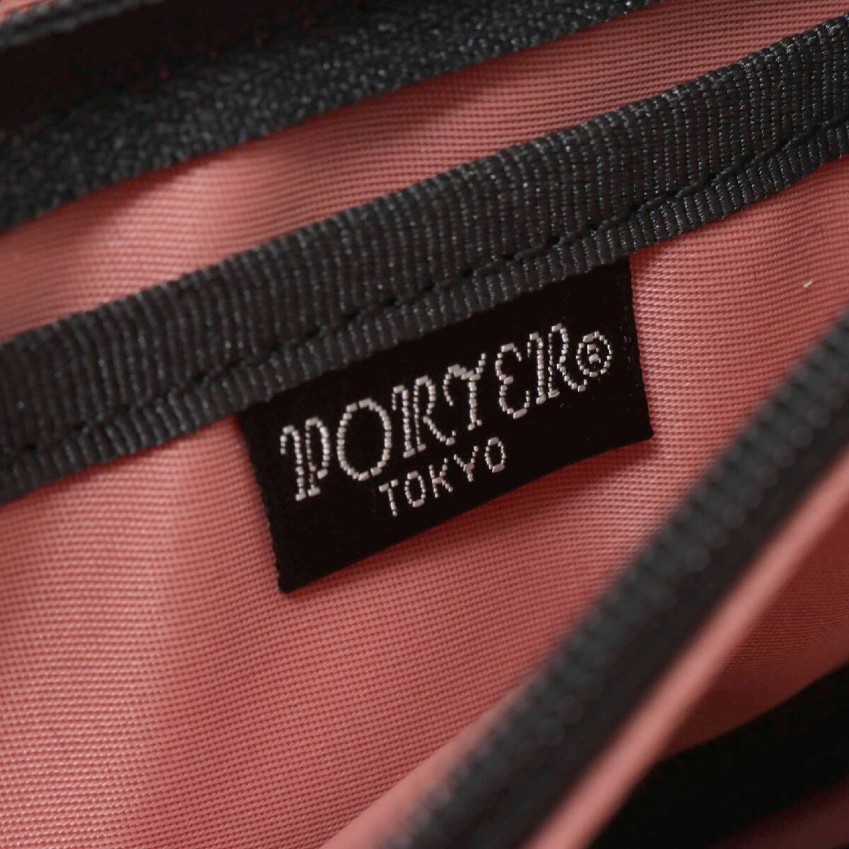 PORTER x ATMOS LAB SATIN WALLET L PINK 19SU-S