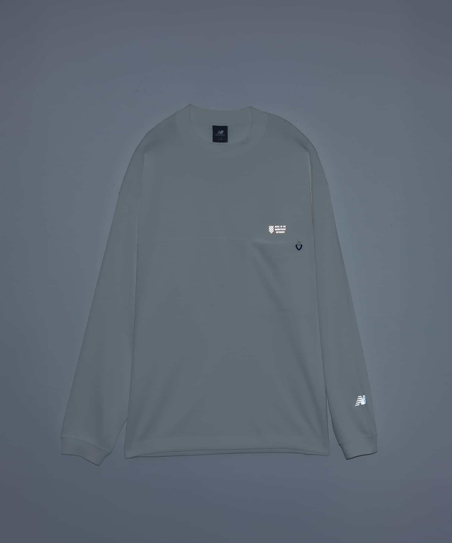 New Balance BASIC LONG SLEEVE T-SHIRT シーソルトの画像