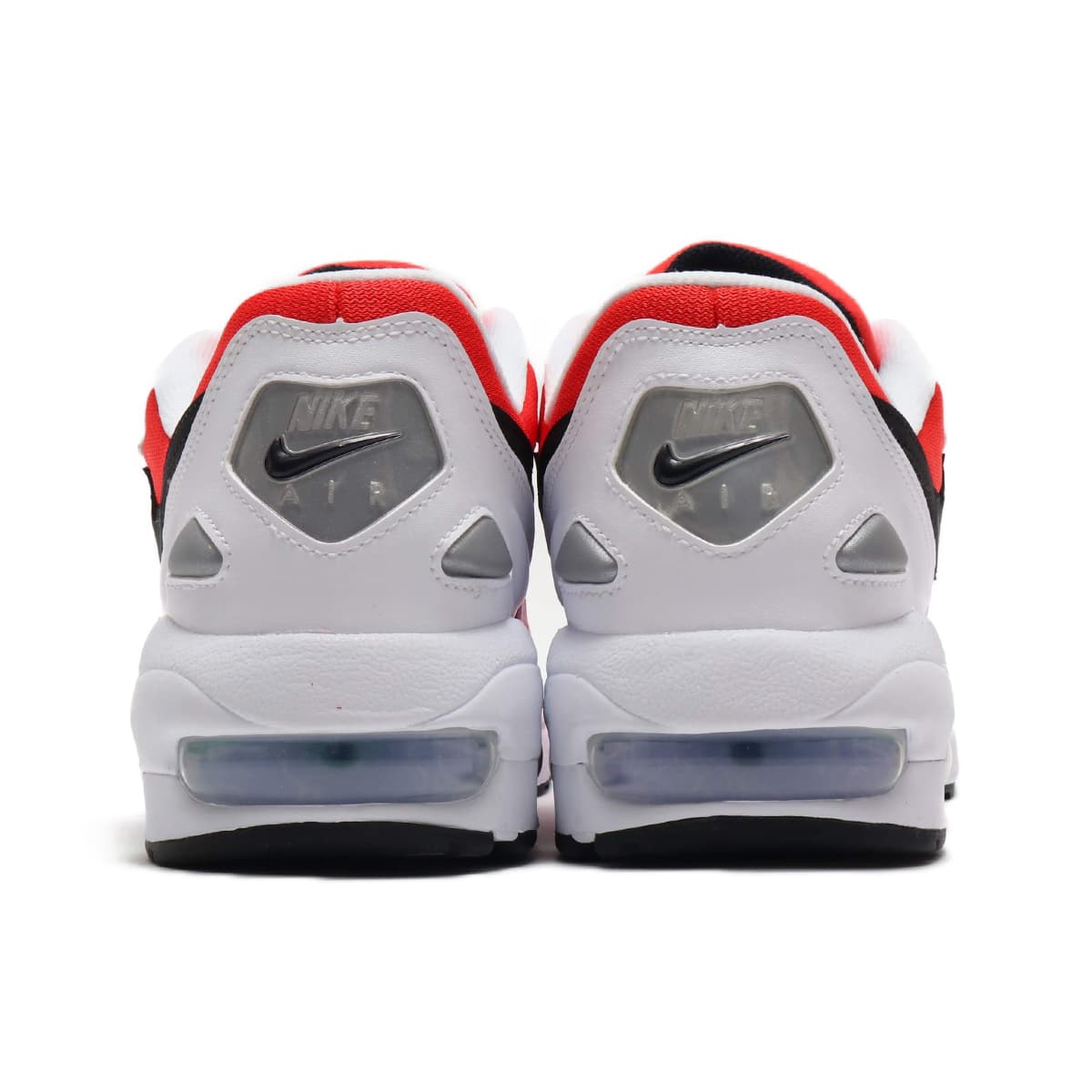 NIKE AIR MAX2 LIGHT WHITE/BLACK-HBNR RED-CL GRY 19SU-Sの画像