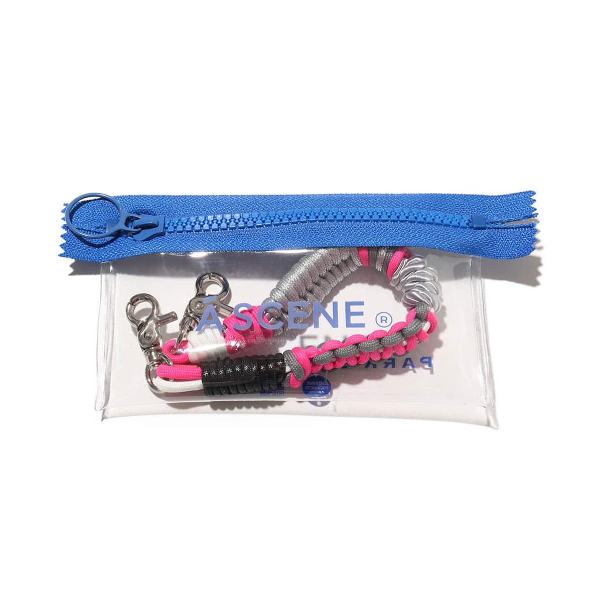 A SCENE atmos pink別注 Design paracord strap Pink