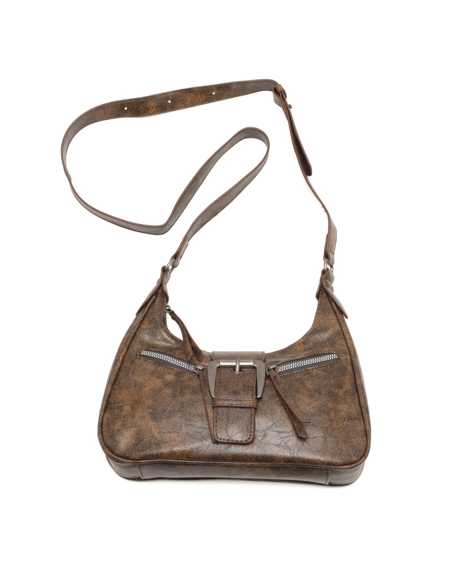 atmos pink Vintage Like Shoulder Bag BROWNの画像