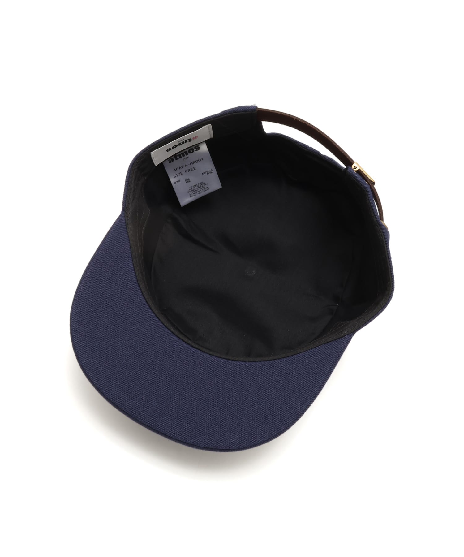 atmos pink Logo Embroidery Work Cap NAVYの画像
