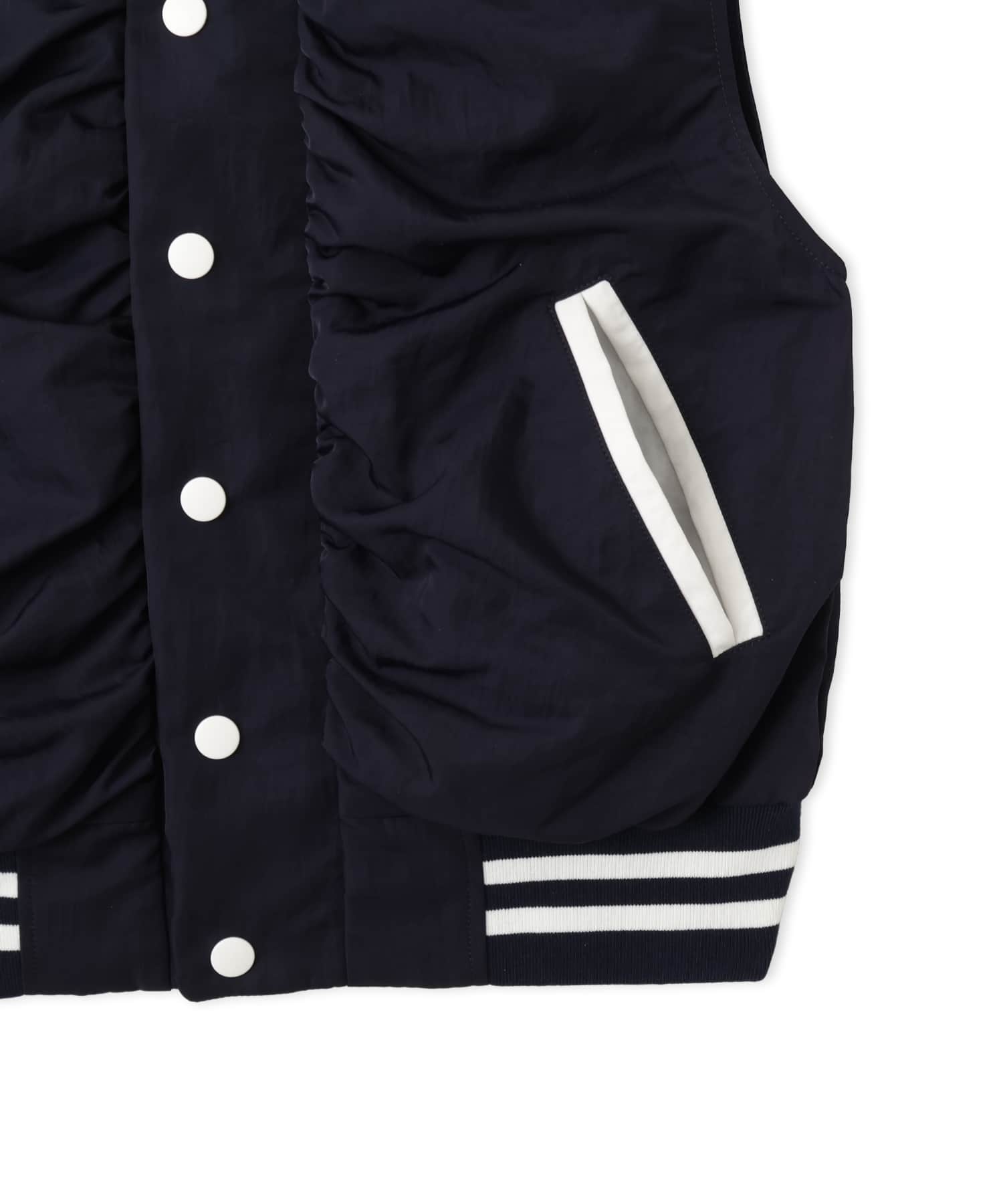 atmos pink Varsity Vest NAVYの画像