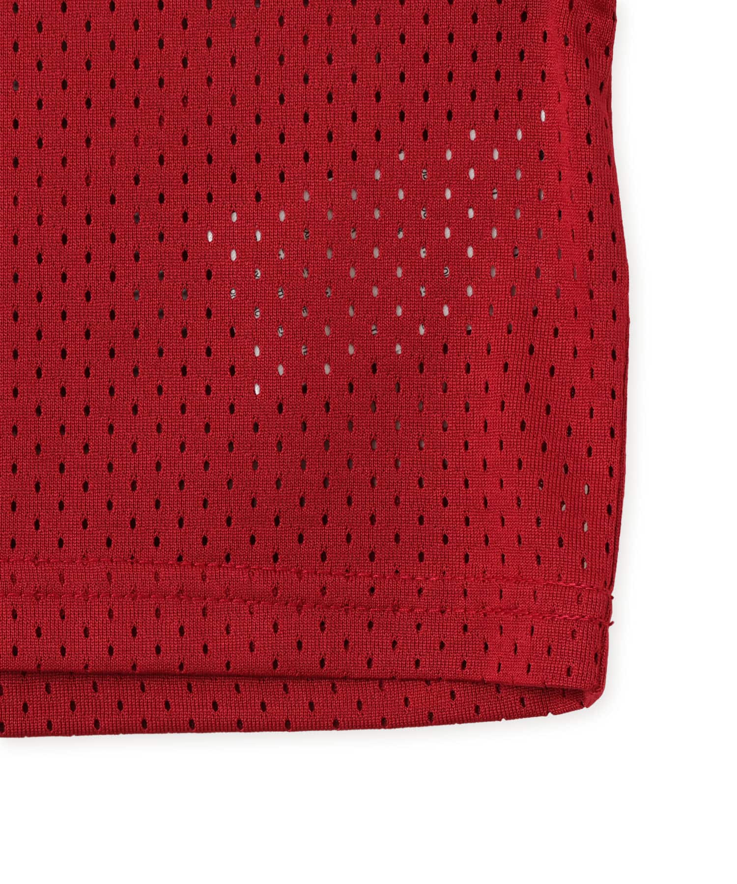 atmos pink Mesh LS Hoodie Tops BURGUNDYの画像