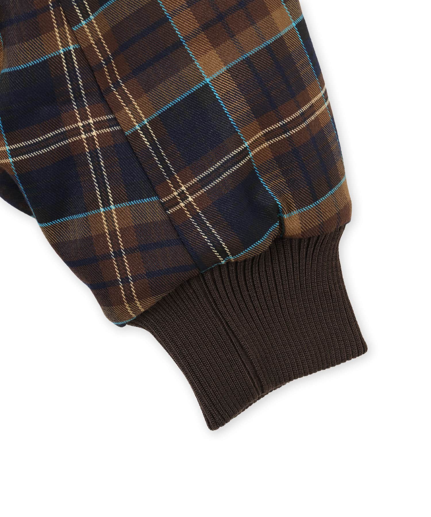 atmos pink Plaid Jacket BROWNの画像