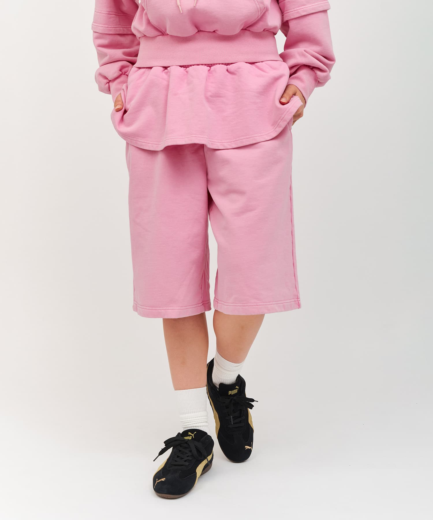 atmos pink Peplum Half Pants PINKの画像