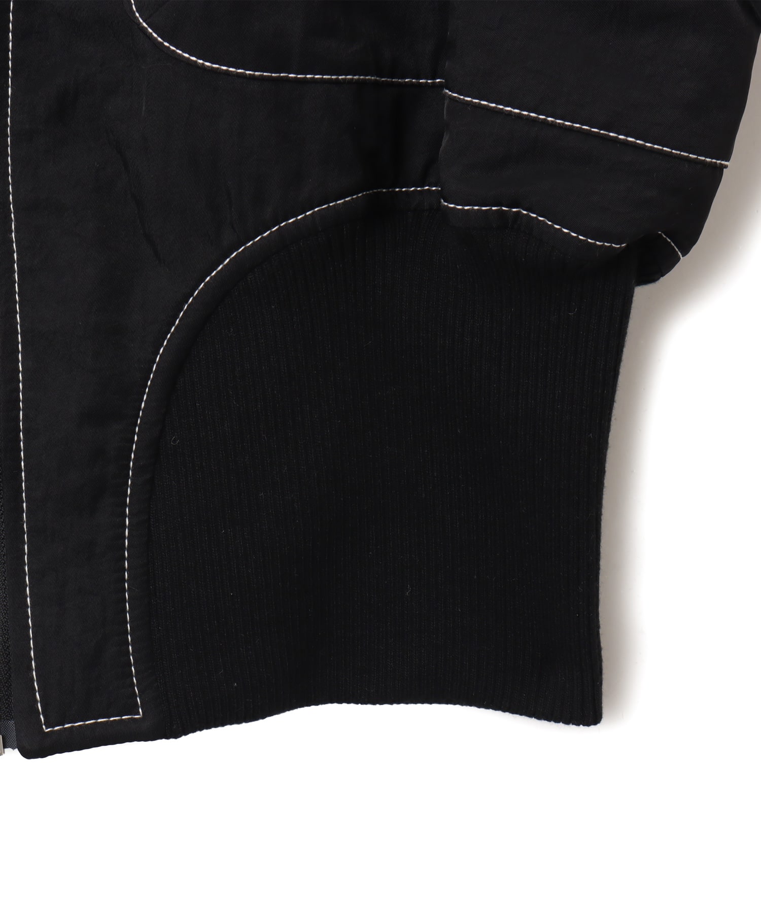 atmos pink Big Collar Bomber Jacket BLACKの画像