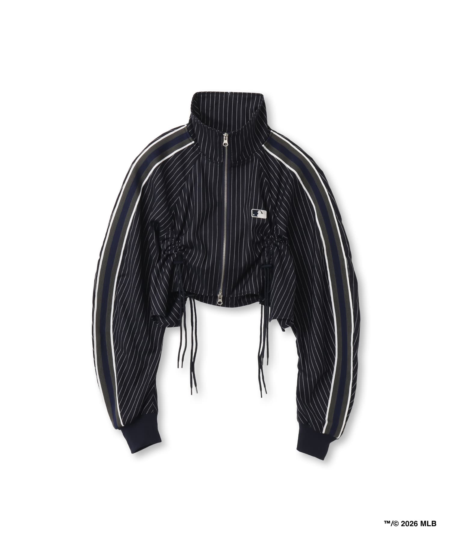 atmos pink x MLB Track Jackt NAVYの画像