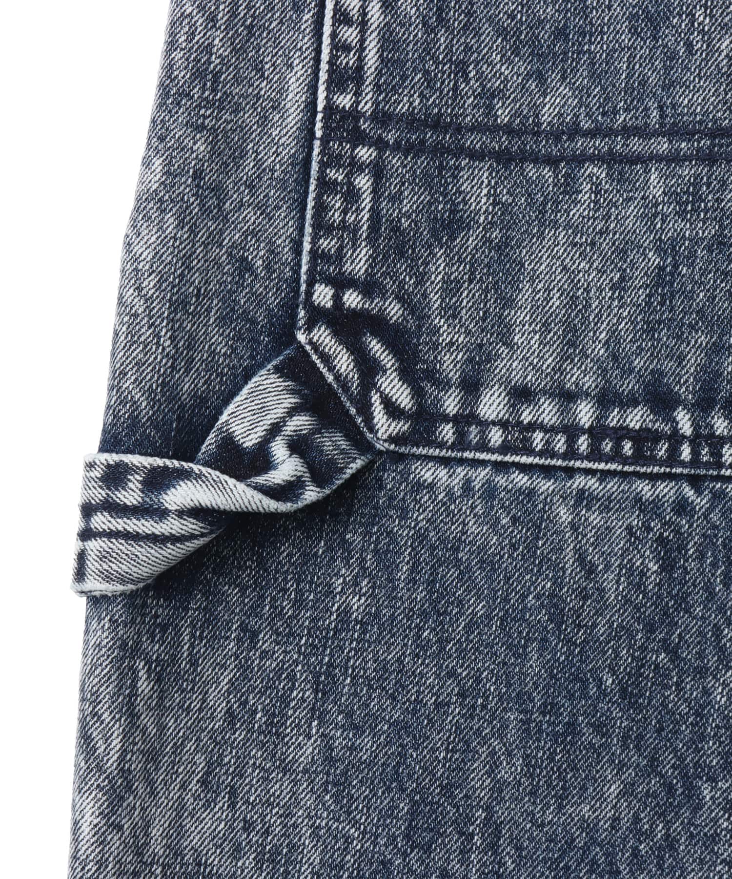 atmos pink Panelled Bandana Denim Pants BLUEの画像