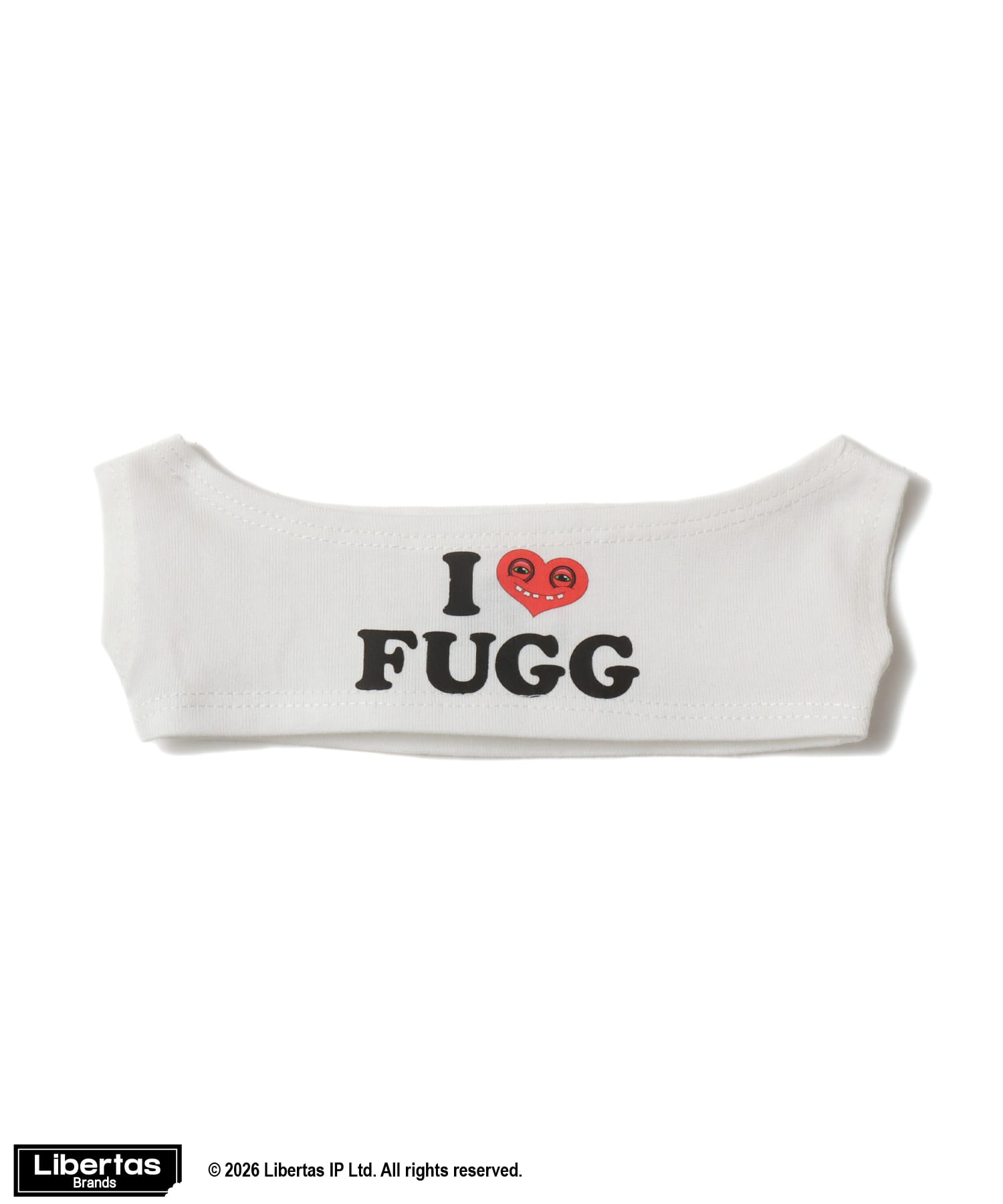 atmos pink x FUGGLER I LOVE FUGGLER LS T-shirt WHITEの画像