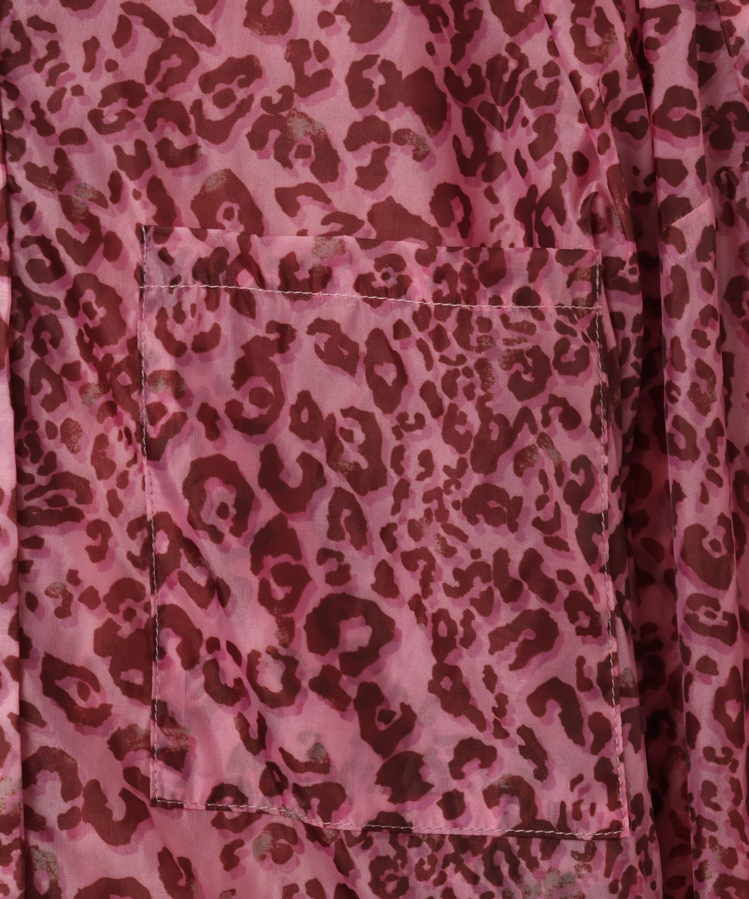 atmos pink Leopard Pattern Sheer Shirt  PINKの画像