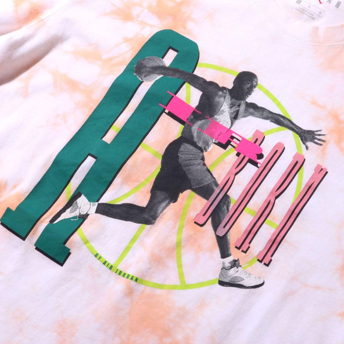 JORDAN BRAND M JSW TEE AIR JORDAN WASH WHITE/CRIMSON TINT 19SU-Iの画像