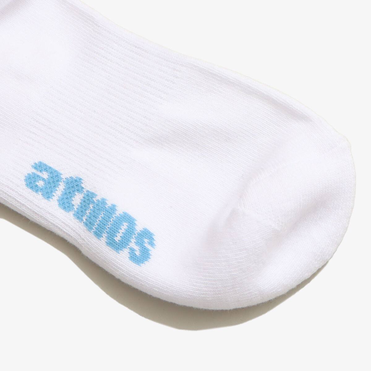 atmos COLOR LINE AAA SOCKS WHTE/UNC