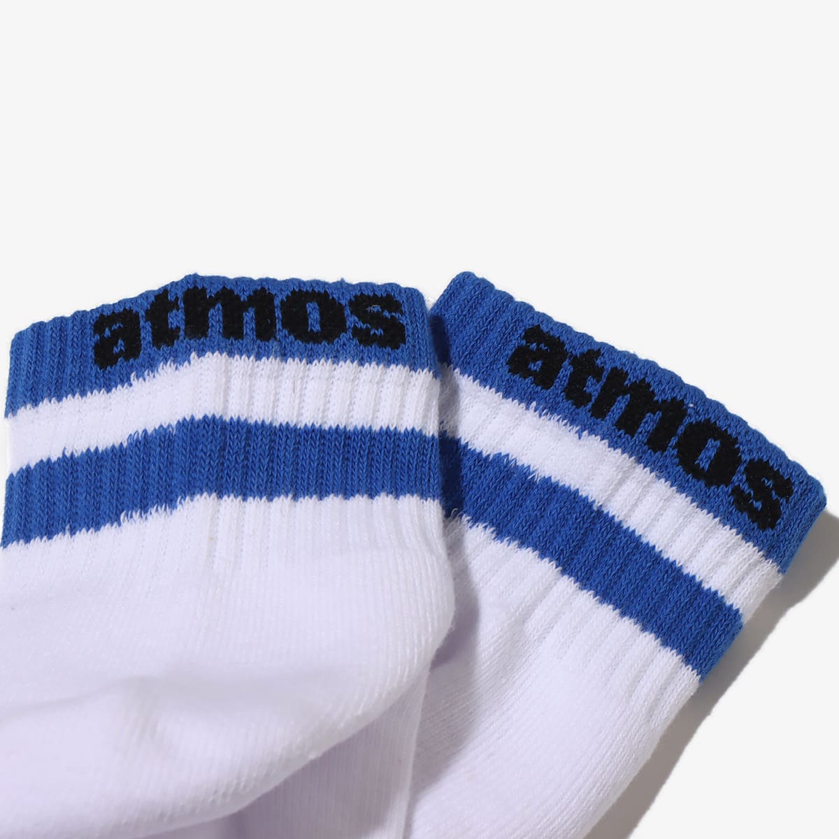 atmos QUARTER OG COLOR LINE SOCKS 2 ORANGE/BLUE