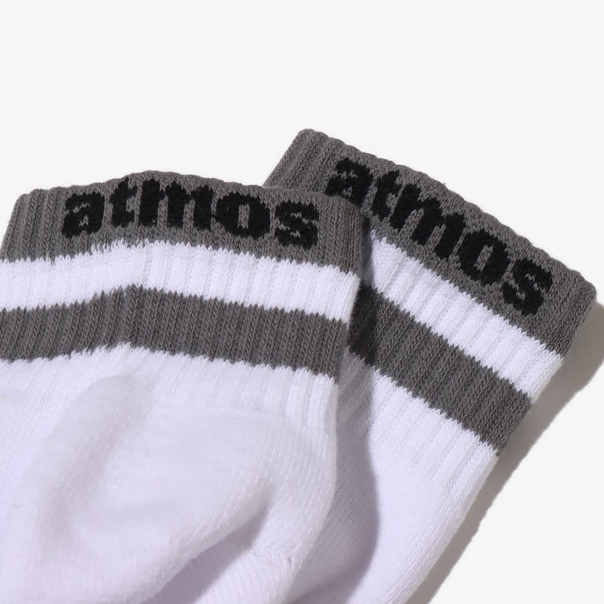 atmos QUARTER OG COLOR LINE SOCKS 2 RED/GRAYの画像