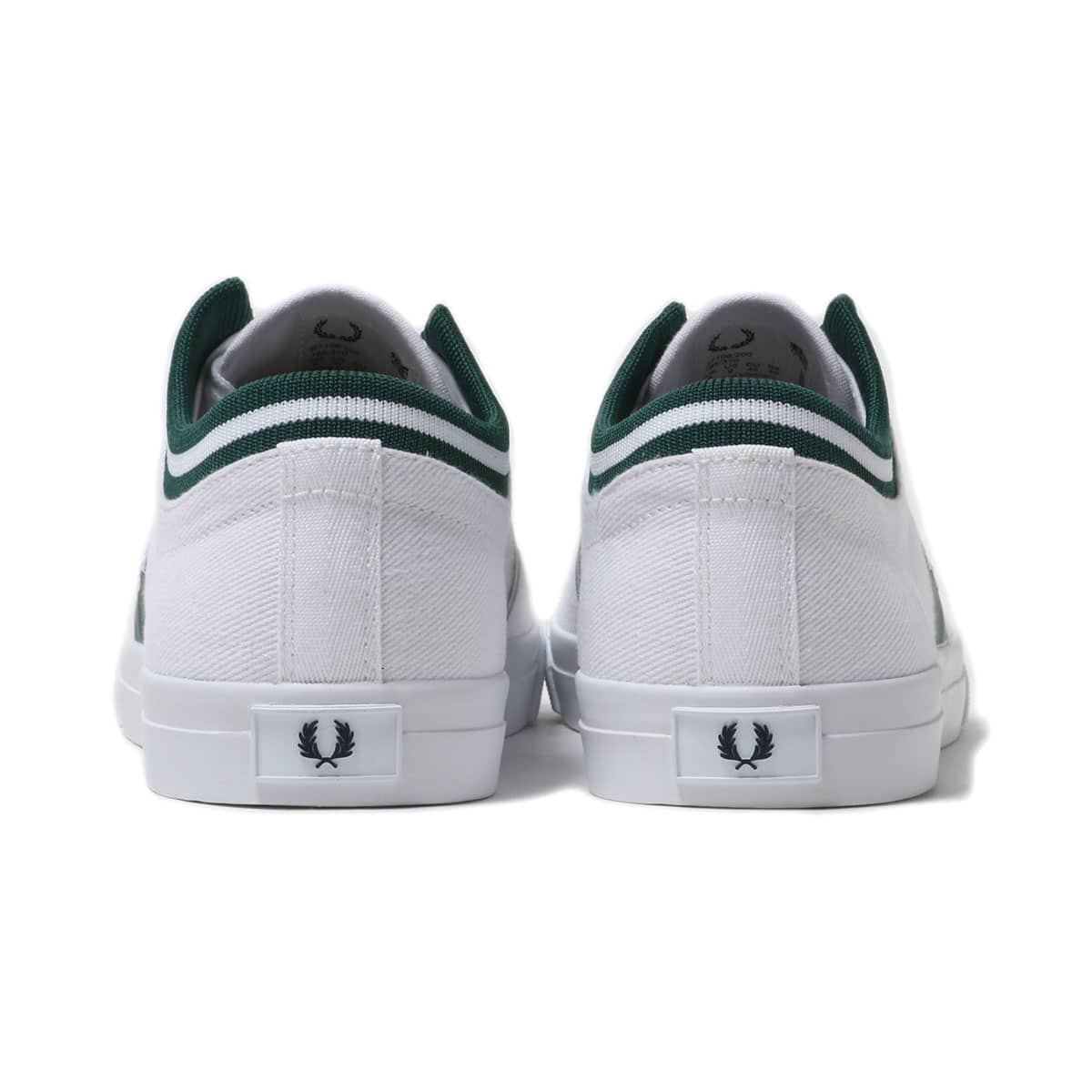 FRED PERRY UNDERSPIN TIPPED CUFF TWILL WHITE/WHITE 20SP-I