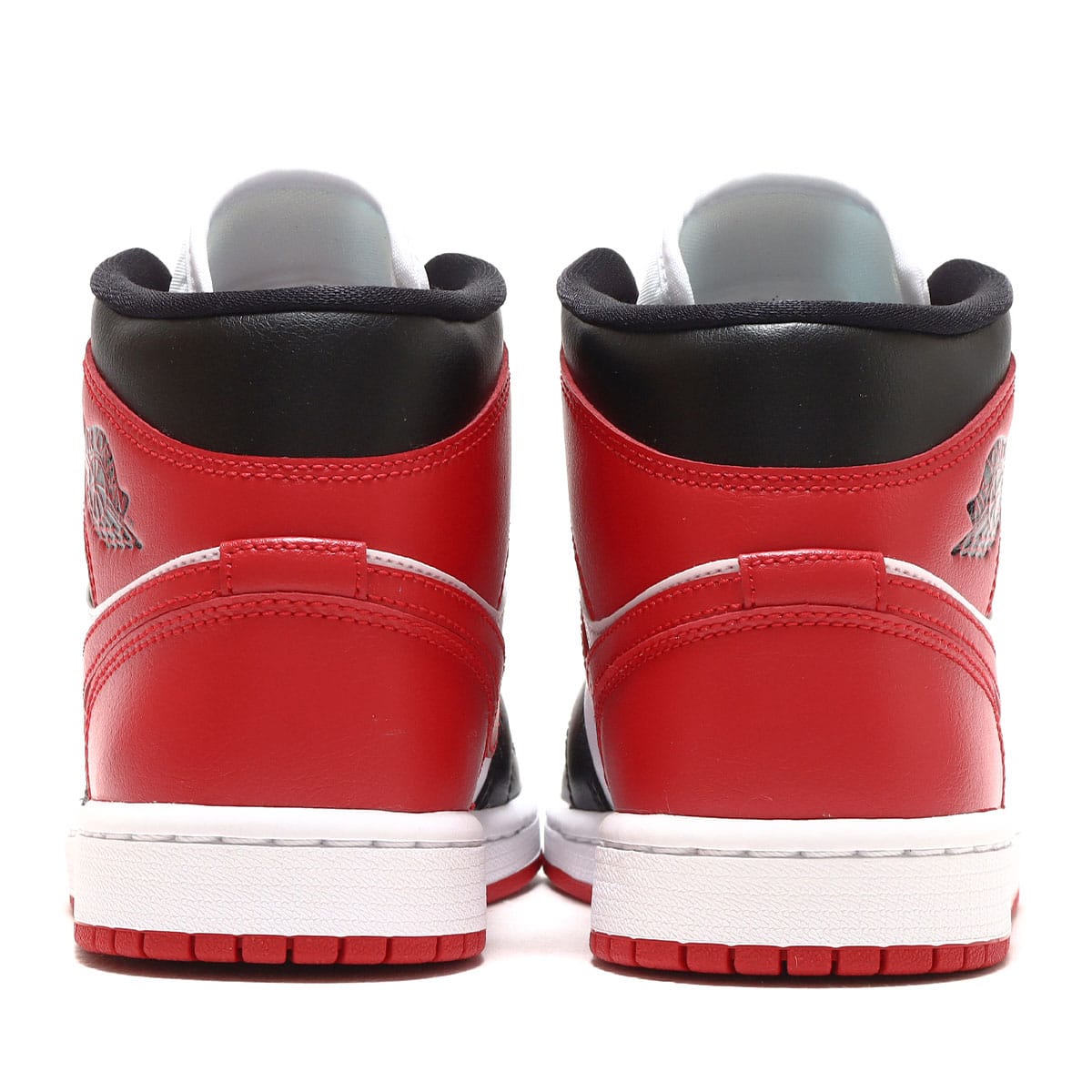 JORDAN BRAND WMNS AIR JORDAN 1 MID BLACK/GYM RED-WHITE 22FA-I