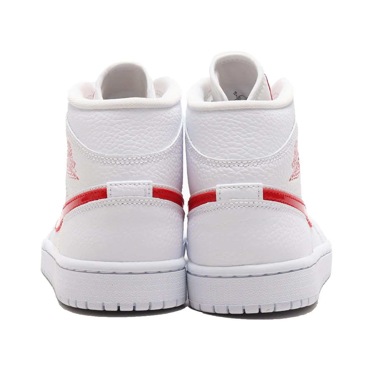 JORDAN BRAND WMNS AIR JORDAN 1 MID WHITE/UNIVERSITY RED 20FA-I