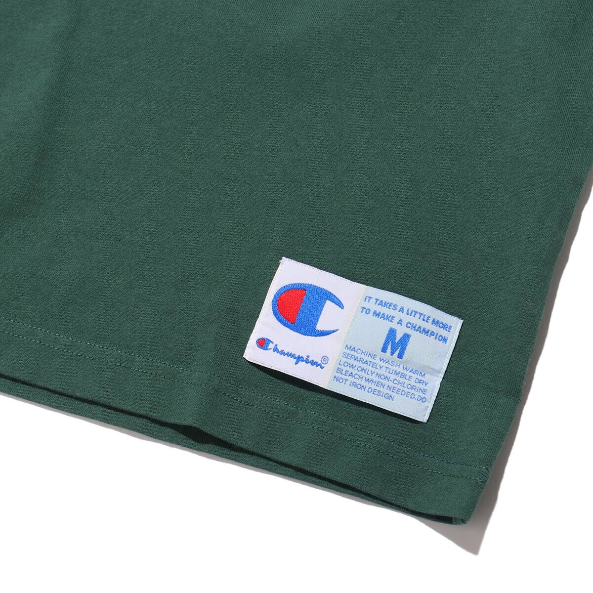 Champion T-SHIRT DARK GREEN 20SS-Iの画像