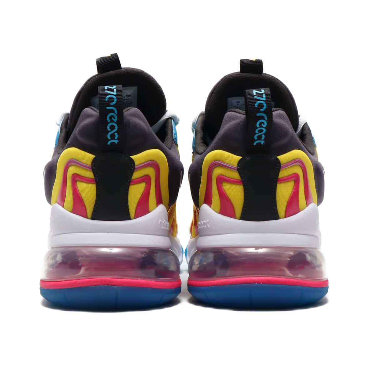 NIKE AIR MAX 270 REACT ENG LASER BLUE/WHITE-ANTHRACITE-WATERMELON 20SP-Sの画像