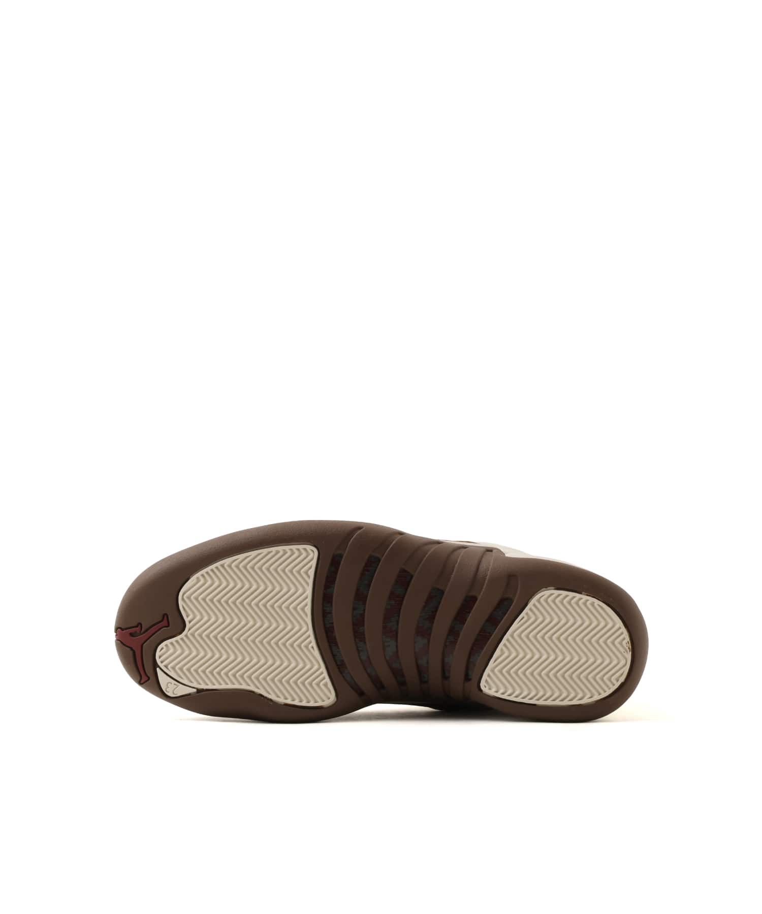 JORDAN BRAND AIR JORDAN 12 RETRO LT OREWOOD BRN/CACAO WOW-CACAO WOW-TEAM REDの画像