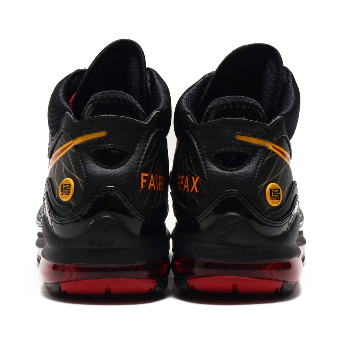 NIKE LEBRON VII QS BLACK/VARSITY RED-VARSITY MAIZE 20SP-S