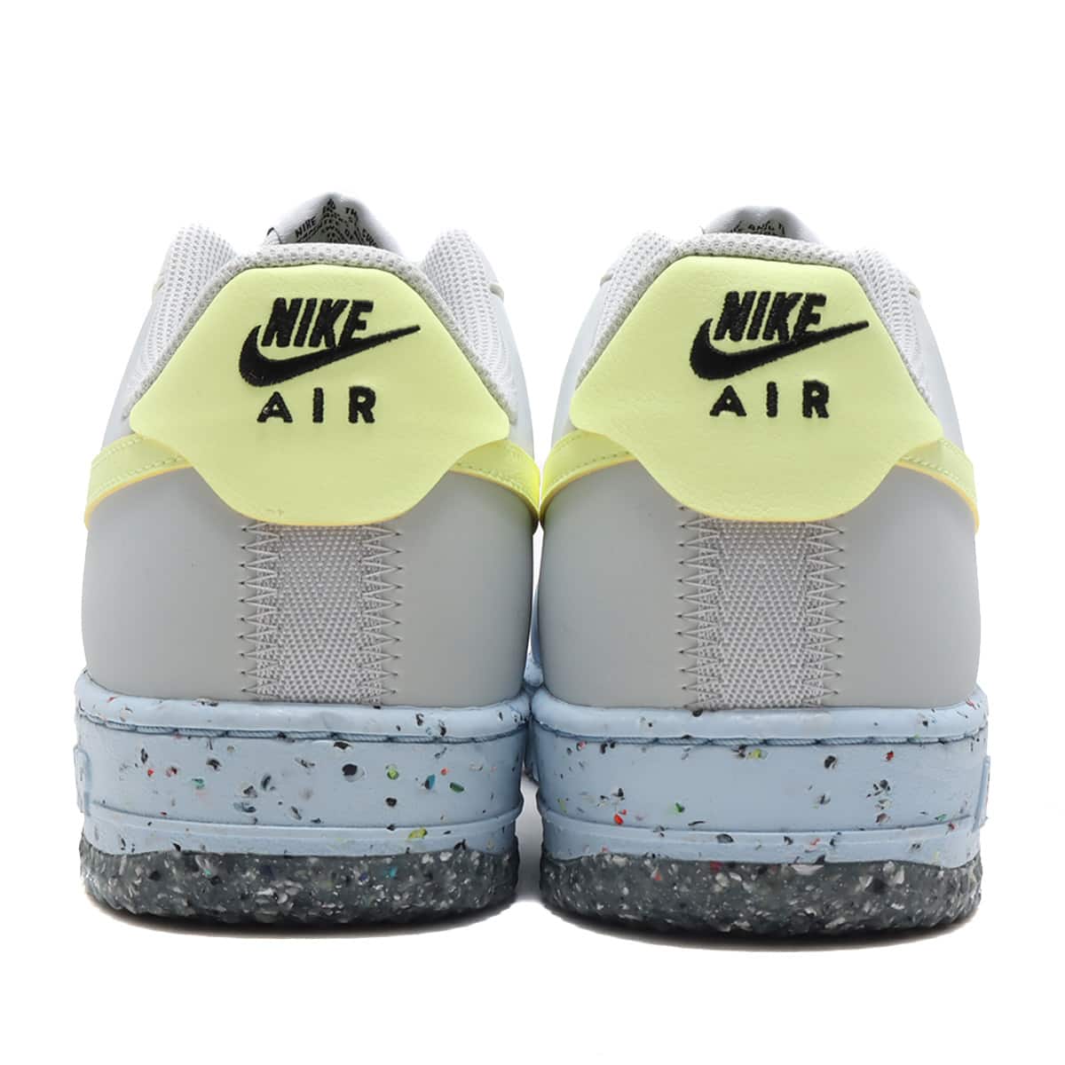 NIKE AIR FORCE 1 CRATER PURE PLATINUM/BARELY VOLT-SUMMIT WHITE 20HO-I